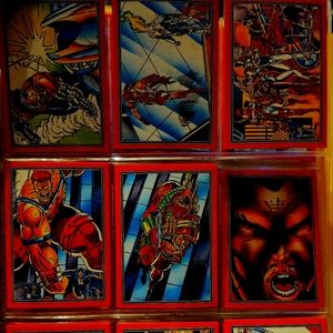 Vintage 1992 YOUNGBLOOD CARDS BY COMIC IMAGES.lot of 8  cards 37 -45 missing 42